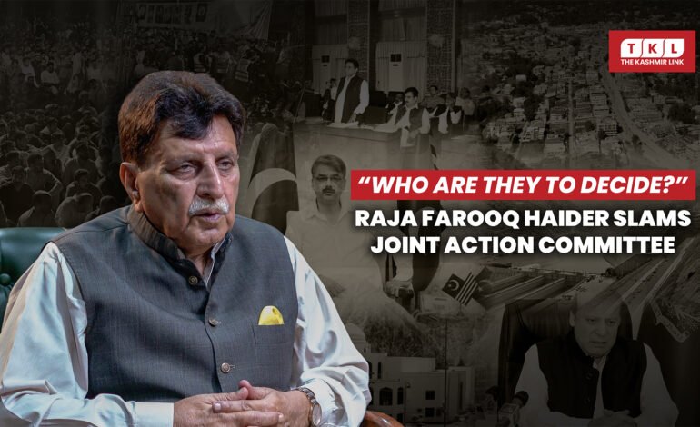 Exclusive Interview with Raja Farooq Haider, Ex-PM of AJK